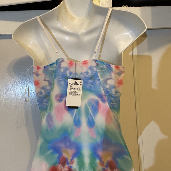 Afrm dress. Size small.colors blue and mint - Picture 4 of 8